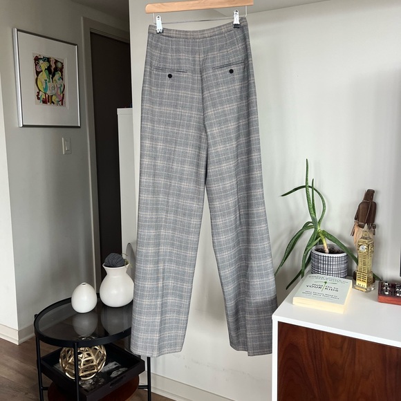 Aritzia Babaton Rosemarie Wide Leg new Houndstooth Business Formal  Casual Pant - Picture 12 of 17